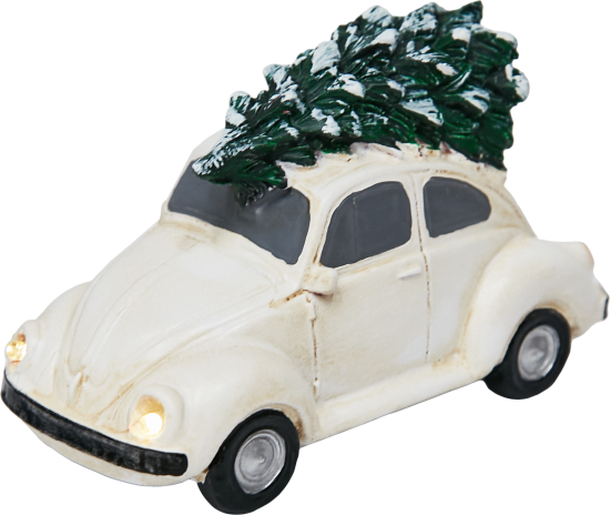 Композиция новогодняя светодиодная Машина Микс 7см