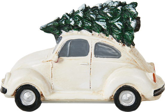 Композиция новогодняя светодиодная Машина Микс 7см