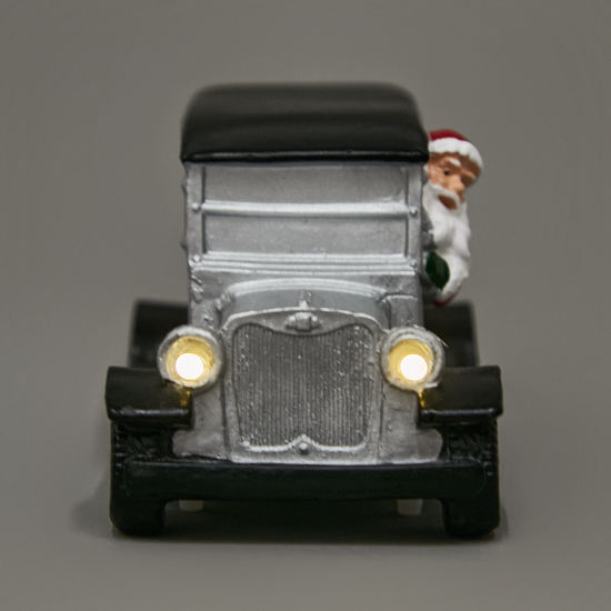 Композиция новогодняя светодиодная Машина Микс 7см