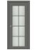 Дверь межкомнатная со стеклом Пьемонт 70x200 см Hardflex цвет стиппл грей с замком и петлями