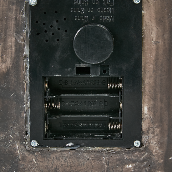 Композиция новогодняя светодиодная Каток в скалах 27x22x29 см