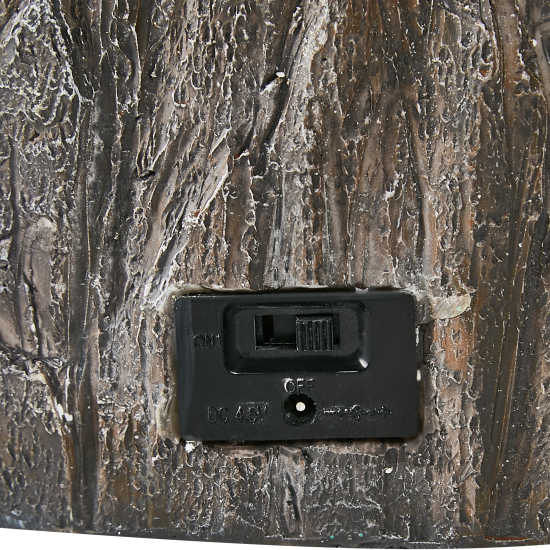 Композиция новогодняя светодиодная Каток в скалах 27x22x29 см