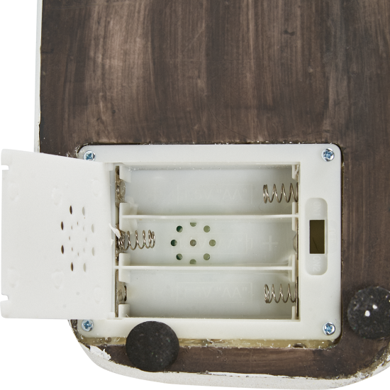 Композиция новогодняя светодиодная Дети со снеговиком 19x13x14 см