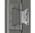 Дверь межкомнатная глухая Пьемонт 70x200 см Hardflex цвет стиппл грей с замком и петлями