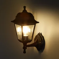 Светильник уличный настенный PG30 60 Вт IP44 цвет черный