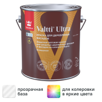 Краска для деревянных фасадов Tikkurila Valtti Ultra матовая прозрачная база С 2.7 л