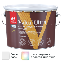 Краска для деревянных фасадов Tikkurila Valtti Ultra матовая цвет белый база А 9 л