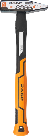 Молоток слесарный Rage 903005 фиберглассовая рукоятка 500 г