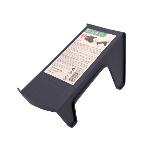 Подставка для обуви Spaceo 13.9x14.3x25.3 см полипропилен цвет графит