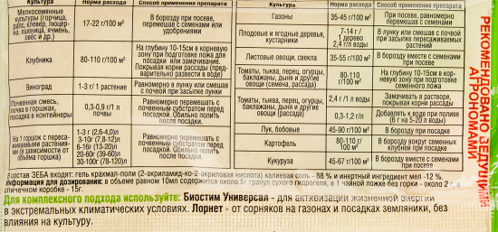 Регулятор увлажнения почвы Зеба 20 г