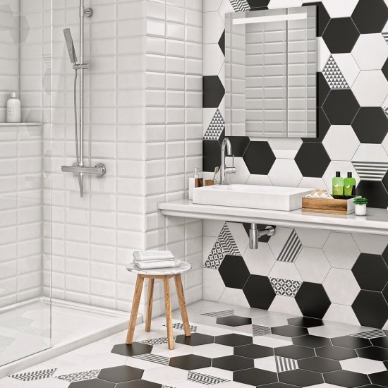 Керамогранит Kerama Marazzi Буранелли белый 231х200х7 мм (22 шт.=0,76 кв.м)