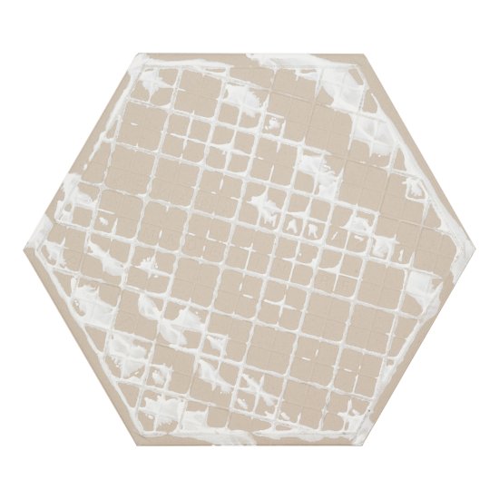 Керамогранит Kerama Marazzi Буранелли белый 231х200х7 мм (22 шт.=0,76 кв.м)