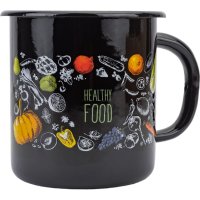 Эмалированная кружка appetite Healthy food