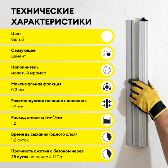 Шпаклевка цементная влагостойкая Vetonit ВХ 20 кг
