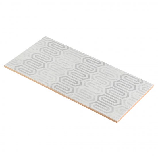 Плитка декор Нефрит Карен серая 400x200x8 мм