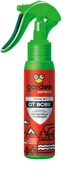 Средство для защиты от насекомых Gardex Extreme спрей 100 мл