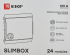 Щит распределительный встраиваемый EKF Proxima SlimBox ЩРВ-П-24 24 модуля IP41 пластик