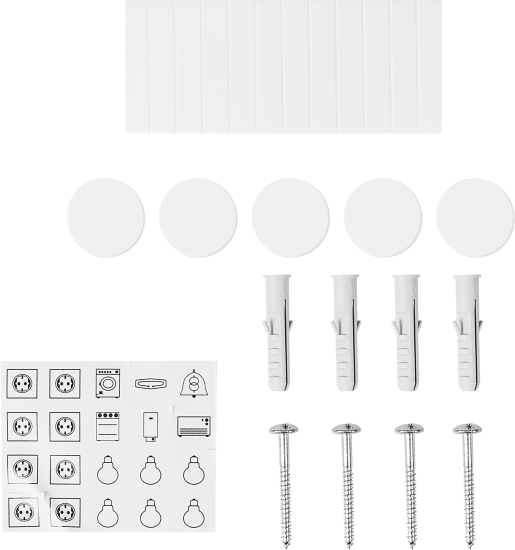 Щит распределительный навесной EKF Unix 54 модуля IP40 пластик цвет белый