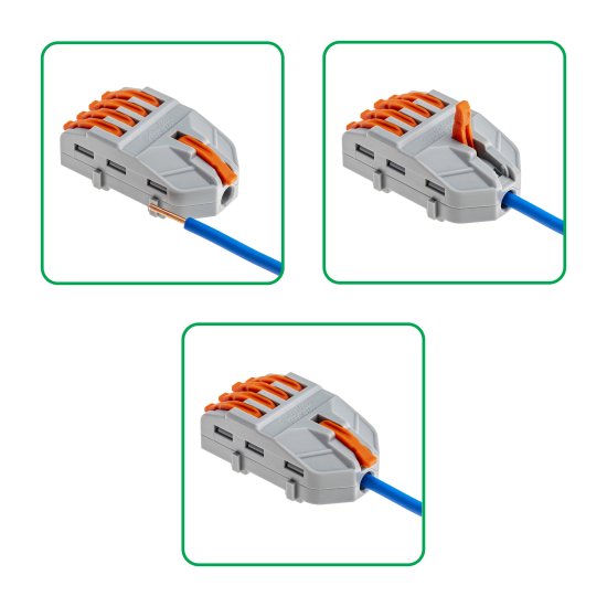 Клемма разветвительная Duwi 26666 5-проводная 4 мм 4 шт.