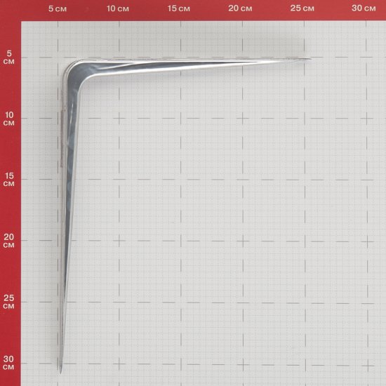 Консоль 200x250 мм хромированная