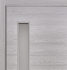 Дверь межкомнатная остекленная с замком в комплекте 80x200 см Hardflex цвет ясень серый