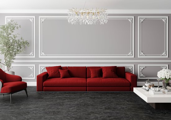 SPC плитка Carbone с подложкой 43 класс толщина 5 мм 2.605 м²