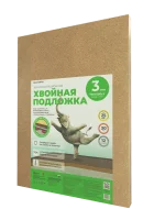 Подложка под напольное покрытие звукоизоляционная Хвойная 3 мм 7 м²