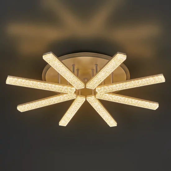 Люстра потолочная De City Оскар 8x10 Вт+22 Вт RGB LED 220 В с пультом