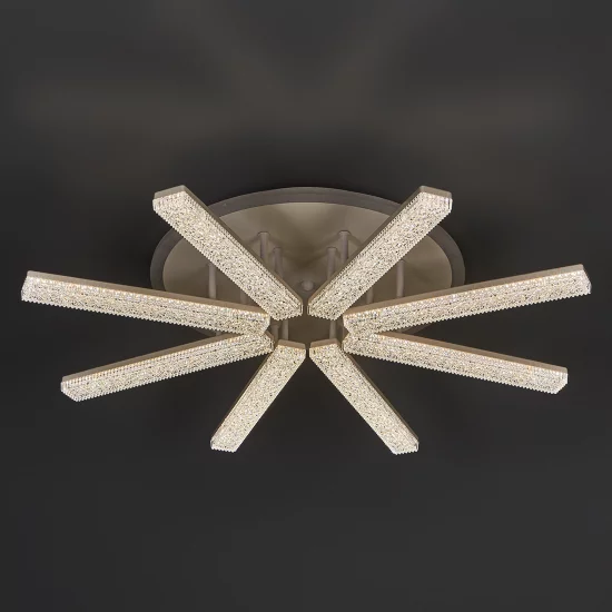 Люстра потолочная De City Оскар 8x10 Вт+22 Вт RGB LED 220 В с пультом