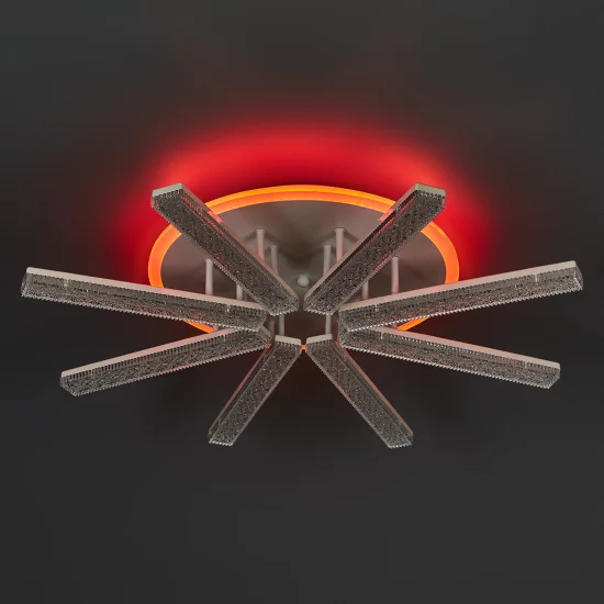 Люстра потолочная De City Оскар 8x10 Вт+22 Вт RGB LED 220 В с пультом