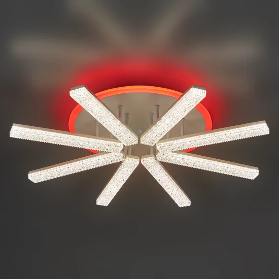 Люстра потолочная De City Оскар 8x10 Вт+22 Вт RGB LED 220 В с пультом