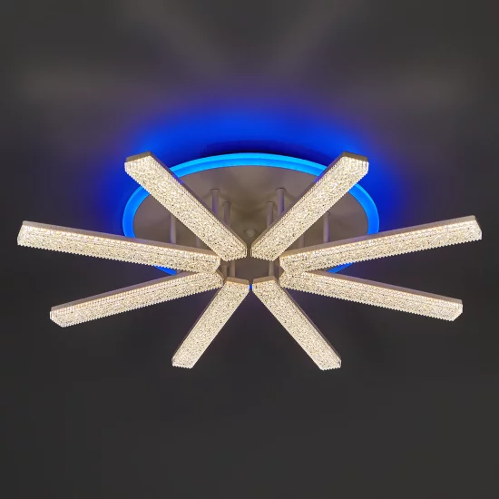 Люстра потолочная De City Оскар 8x10 Вт+22 Вт RGB LED 220 В с пультом