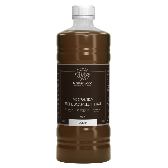 Морилка для дерева на водной основе Good Master 0.5 л цвет сосна