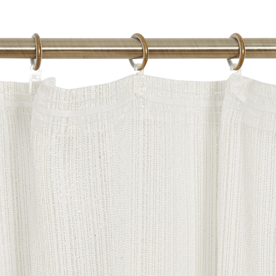 Тюль на ленте Рейн 300x260 см цвет золотистый