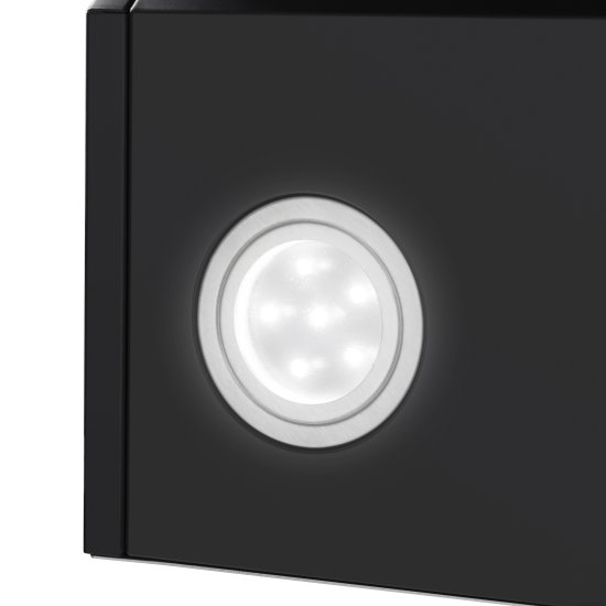 Вытяжка наклонная Maunfeld Sky Star Chef 60 Glass Black 60 см цвет черный