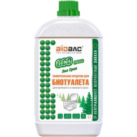 Универсальное средство для биотуалета для нижнего и верхнего бачка БиоБак ECO GREEN
