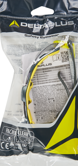 Очки защитные открытые Delta Plus Pacaya прозрачные с защитой от запотевания и царапин