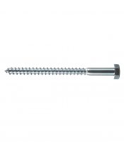 Болт сантехнический 10х140 мм DIN 571 оцинкованный (20 шт.)