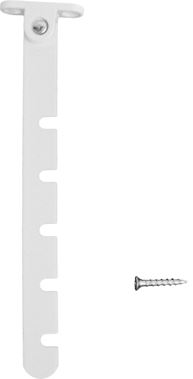 Ограничитель открывания для окна 170x200 мм, металл, цвет белый