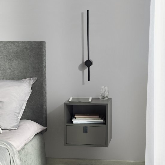 Настенный светильник светодиодный Freya «Макото» цвет черный