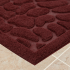 Коврик Inspire HR Lenzo 40x60 см резина цвет бордовый