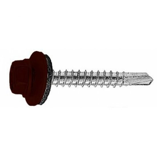 Кровельный саморез swfs 4,8х35 RAL-8017 (250 шт.)
