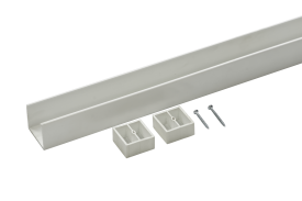 Декоративная панель для посудомоечной машины 62x3.7 см ПВХ цвет белый