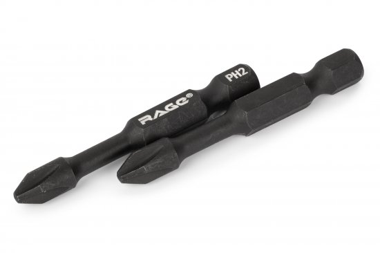 Бита ударная магнитная Rage 554125 PH2x50 мм, 2 шт.