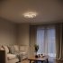 Люстра потолочная светодиодная Escada Orbita 10224/4LED 56W с пультом управления, 20 м², регулируемый белый свет, цвет белый