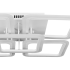Люстра потолочная светодиодная Escada 10220/5LED 98W с пультом управления, 26 м², регулируемый белый свет, цвет белый