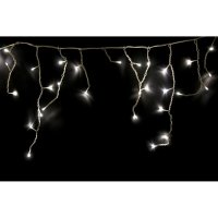 Гирлянда Neon-Night АЙСИКЛ бахрома, 1,8х0,5 м, прозрачный ПВХ, 48LED тепло-белые IP20