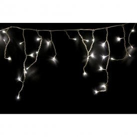 Гирлянда Neon-Night АЙСИКЛ бахрома, 1,8х0,5 м, прозрачный ПВХ, 48LED тепло-белые IP20