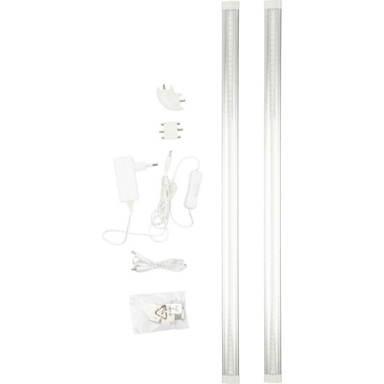 Светодиодный светильник для мебели Uniel ULM-F45-2x6W/4500K SILVER