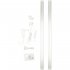 Светодиодный светильник для мебели Uniel ULM-F45-2x6W/4500K SILVER